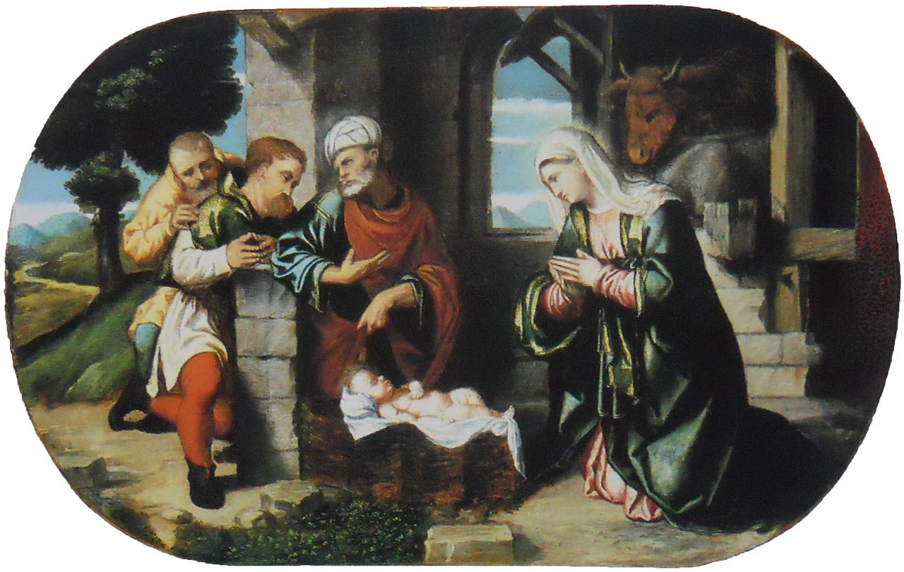 130-Alessandro Bonvicino-Moretto-Adorazione dei pastori-Brescia